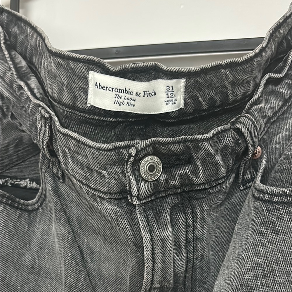 Abercrombie & Fitch Black High Rise Jeans